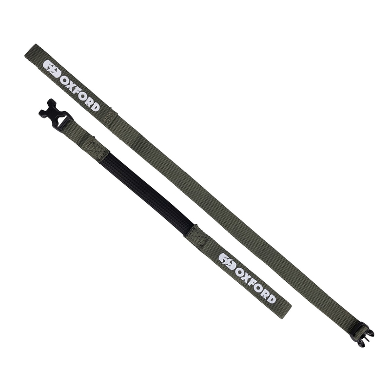 Sangles de bagages Oxford Atlas B-Clip 2 pcs vert 17 mm x 1.2 m
