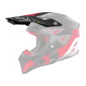 Visière de casque pour Airoh Aviator Spin rouge mat