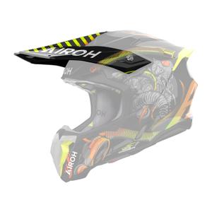 Visière de casque Airoh Twist 3 Toxic noir-jaune brillant