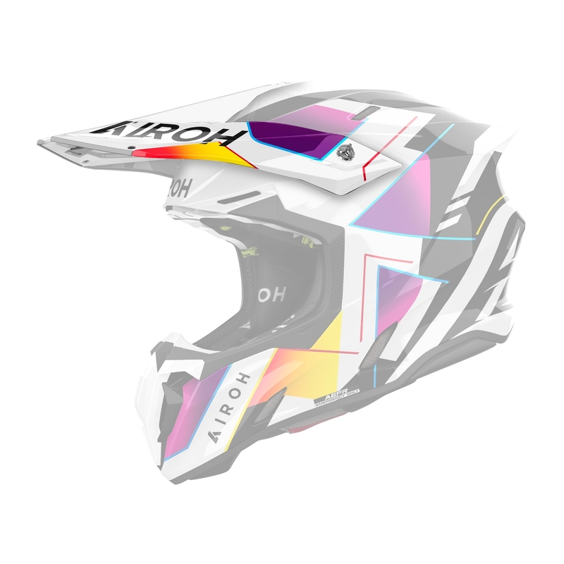 Visière de casque pour Airoh Twist 3 Rainbow glossy