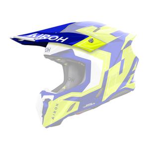 Visière de casque pour Airoh Twist 3 Dizzy bleu-jaune brillant