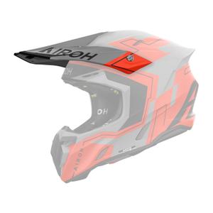 Visière de casque pour Airoh Twist 3 Dizzy fluo orange matt