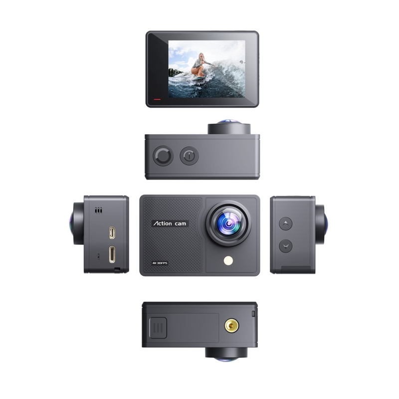 MaxTo Action Cam 4k Caméra d'extérieur