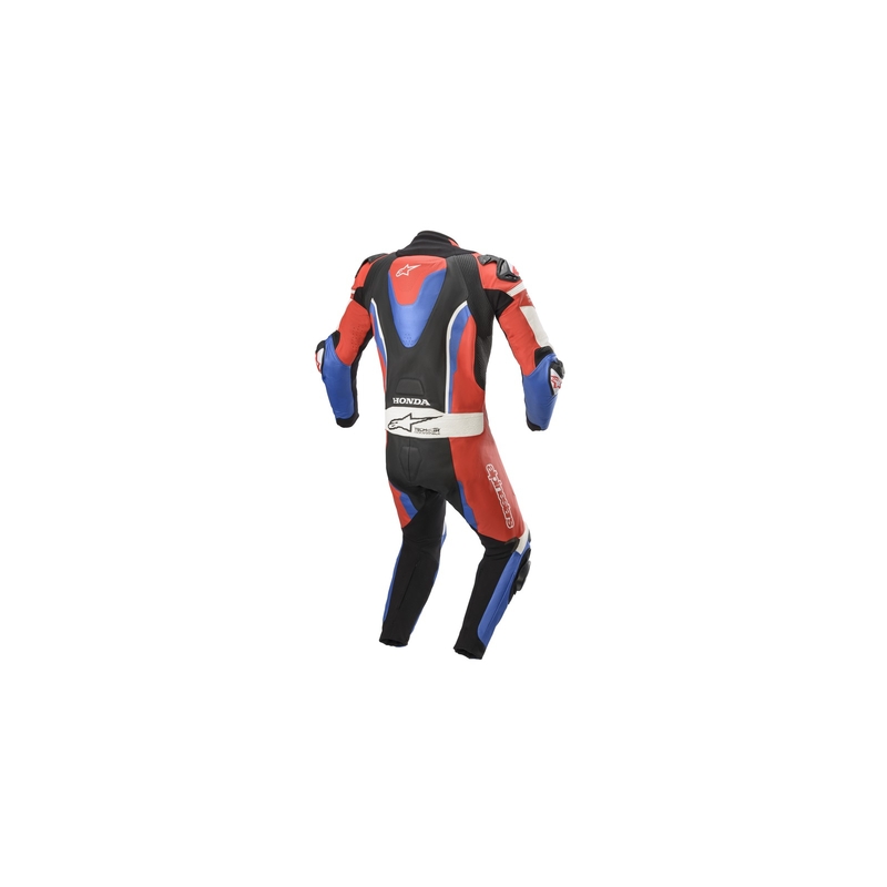 Combinaison cuir une pièce Alpinestars GP Pro 3 Honda collection TECH-AIR compatible noir-rouge-bleu-blanc