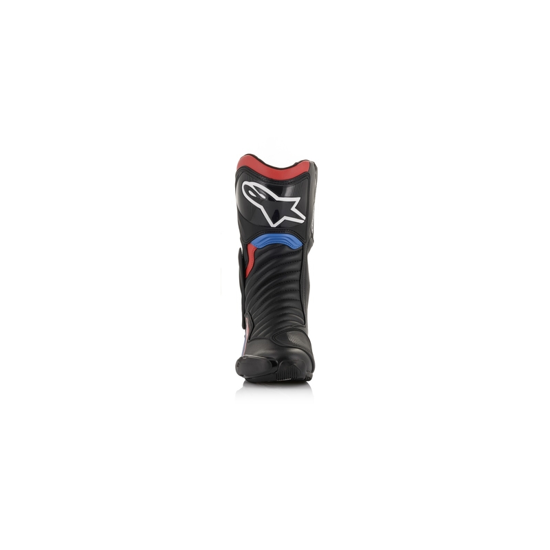 Bottes de moto Alpinestars S-MX 6 Honda Collection Noir-Rouge-Bleu-Blanc