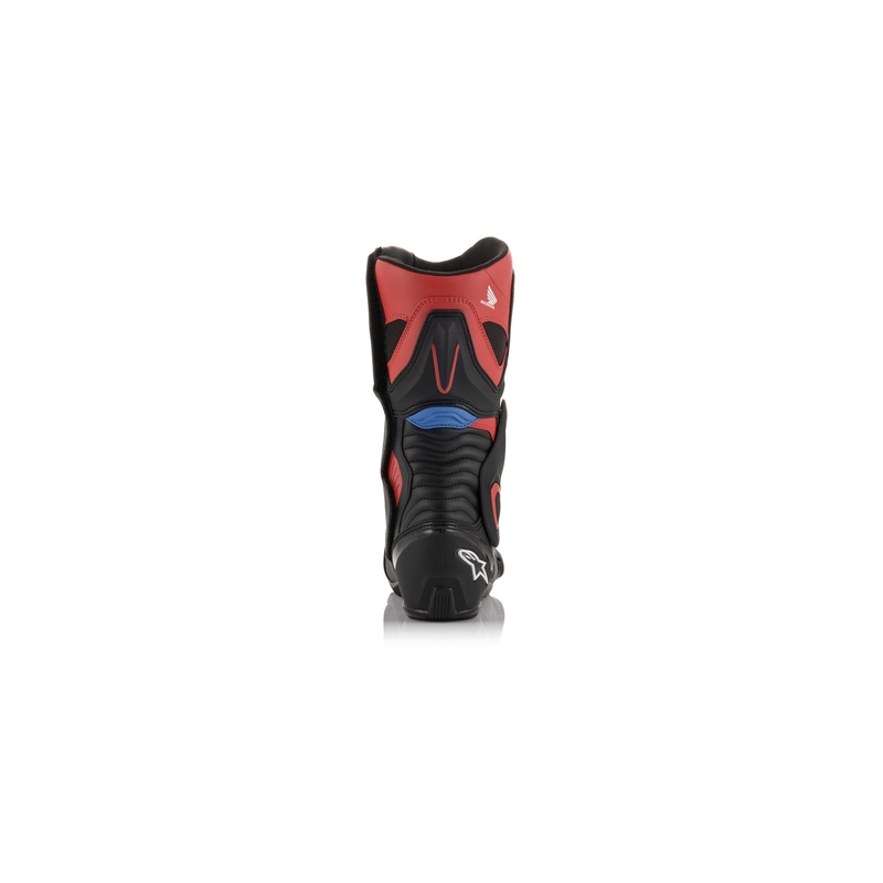 Bottes de moto Alpinestars S-MX 6 Honda Collection Noir-Rouge-Bleu-Blanc