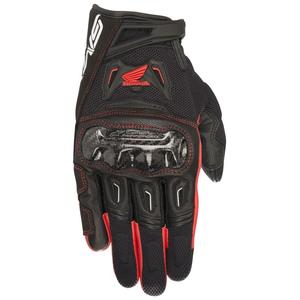 Alpinestars SMX-2 Air Carbon Honda Motorcycle Gloves Collection Black and Red