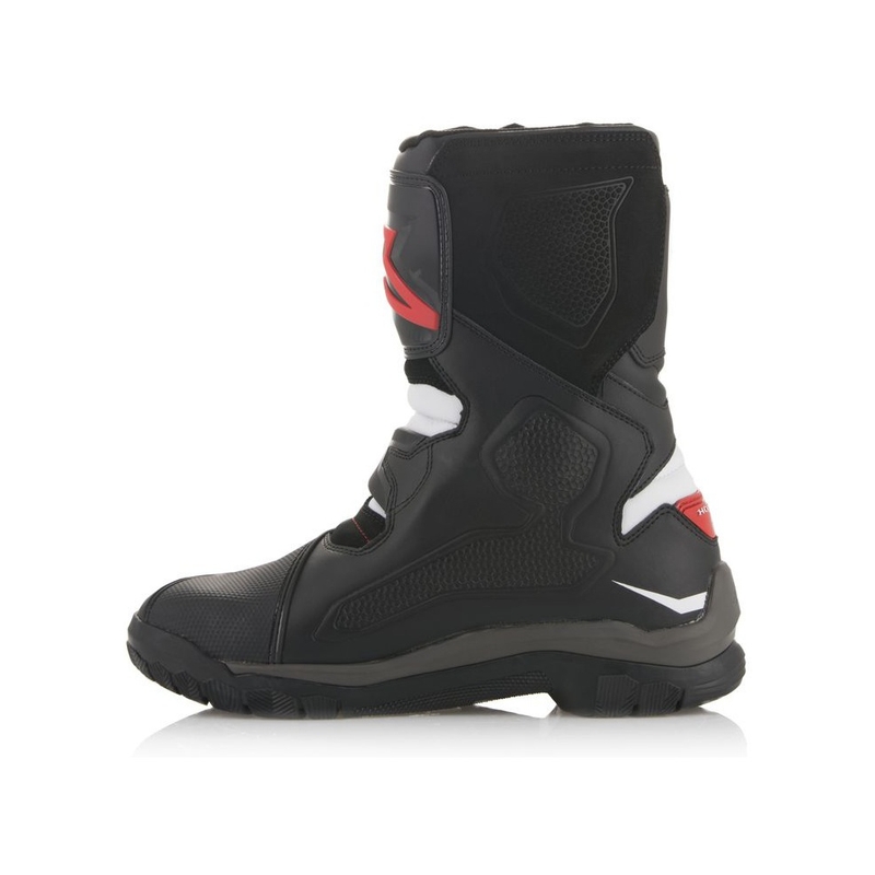 Bottes de moto Alpinestars Belize Drystar Honda Collection noires, blanches et rouges