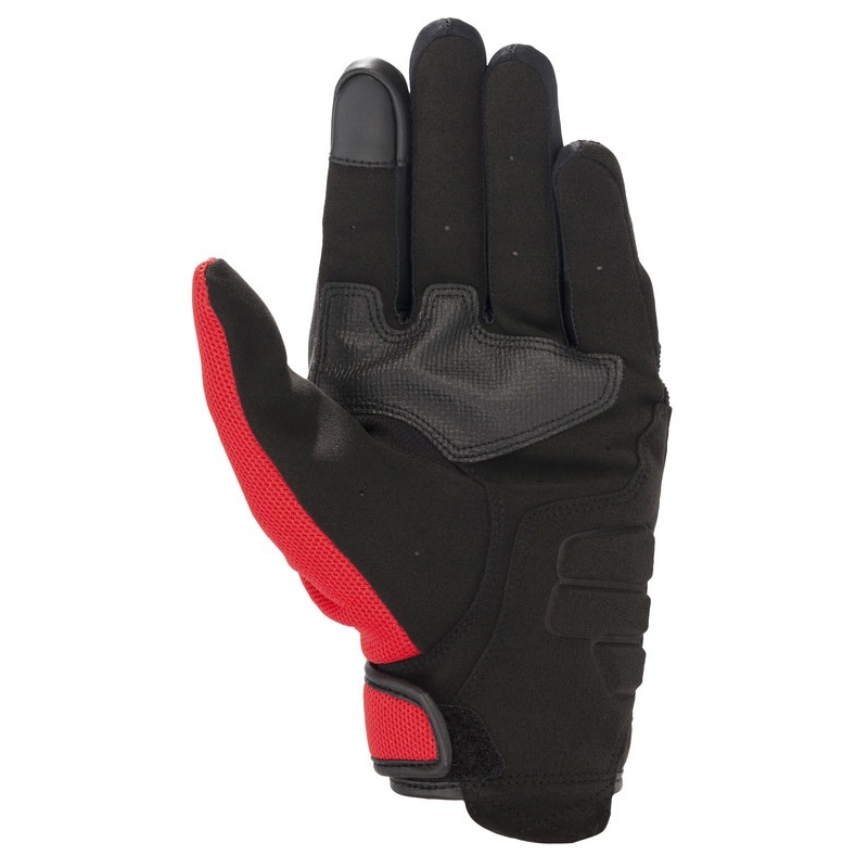 Collection de gants moto Alpinestars Copper Honda noir-rouge-bleu
