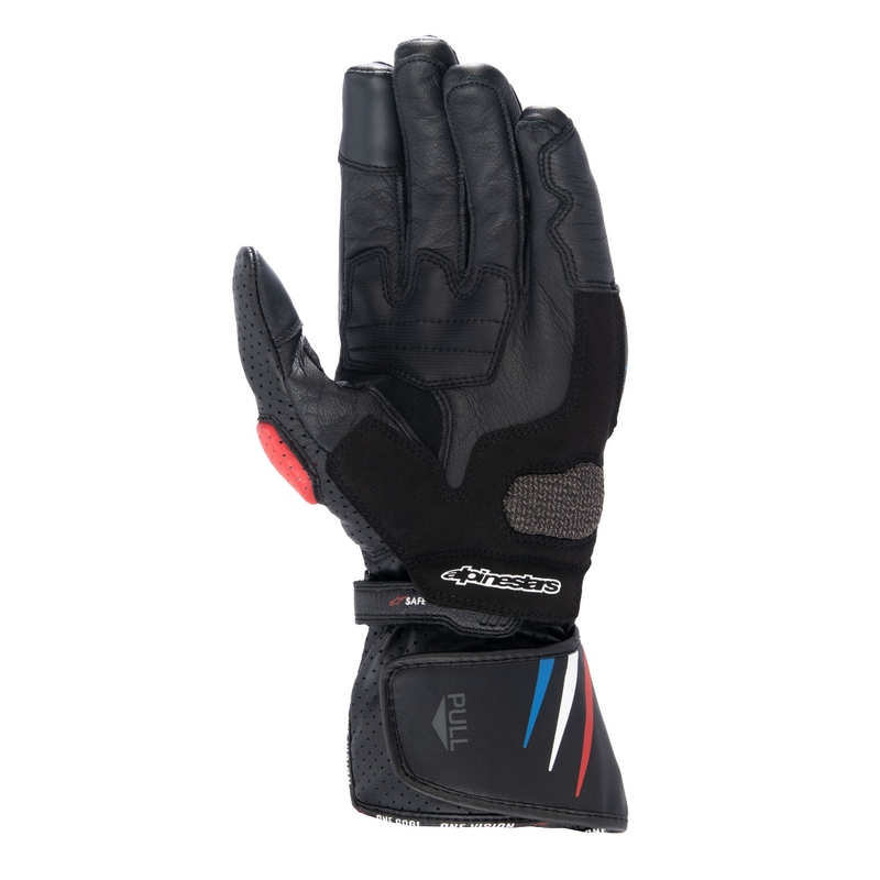 Gants moto Alpinestars SP-8 Honda noir-rouge-bleu