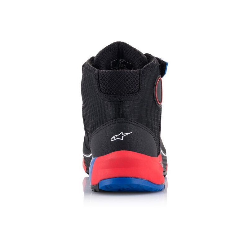 Bottes de moto Alpinestars CR-X Drystar Honda Collection Noir-Rouge-Bleu