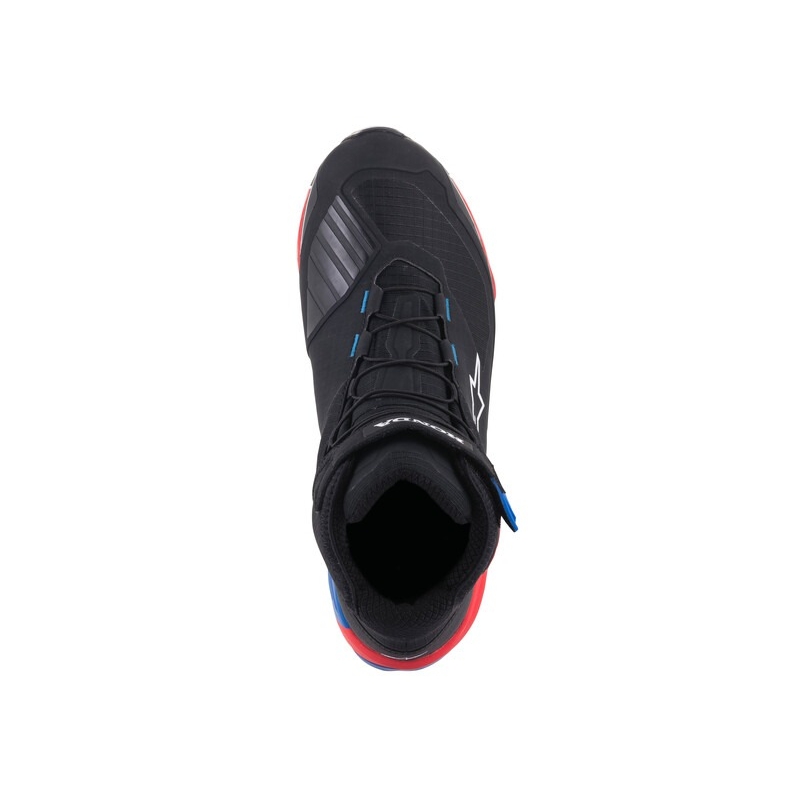 Bottes de moto Alpinestars CR-X Drystar Honda Collection Noir-Rouge-Bleu