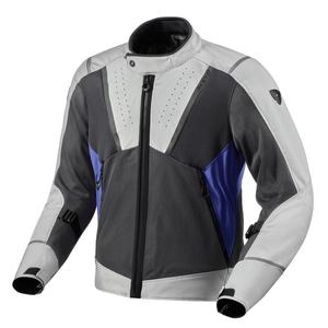 Veste moto Revit Airwave 4 gris clair-bleu