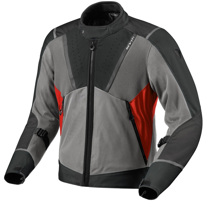 Veste moto Revit Airwave 4 anthracite-rouge