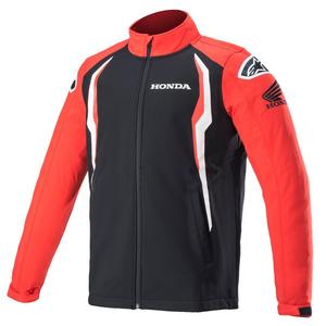 Veste moto Alpinestars Honda rouge et noire
