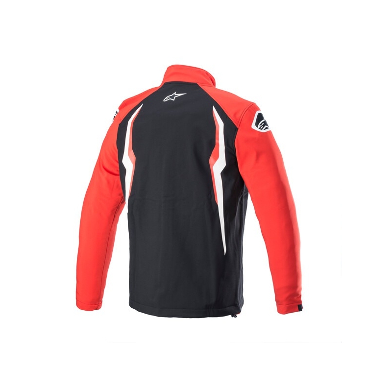 Veste moto Alpinestars Honda rouge et noire