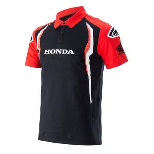 Polo Alpinestars Honda rouge et noir