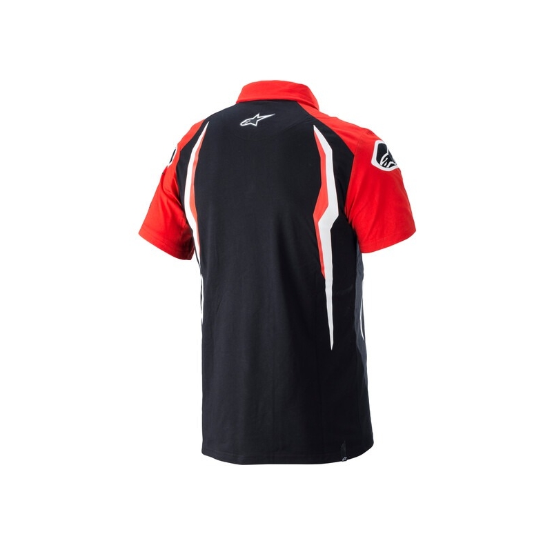Polo Alpinestars Honda rouge et noir