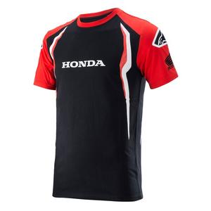 T-shirt Alpinestars Honda rouge et noir 2024