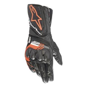 Gants moto Alpinestars SP-8 noir-rouge fluo