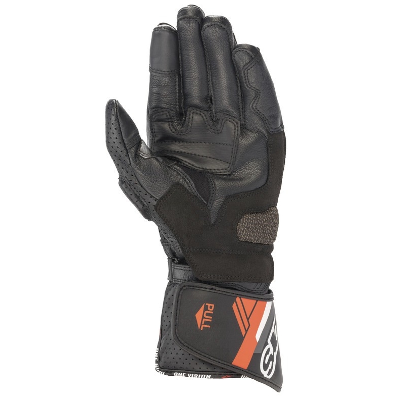 Gants moto Alpinestars SP-8 noir-rouge fluo
