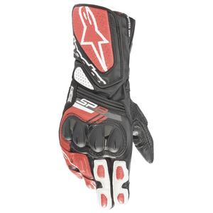 Gants moto Alpinestars SP-8 noir-blanc-rouge