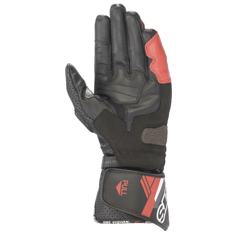 Gants moto Alpinestars SP-8 noir-blanc-rouge