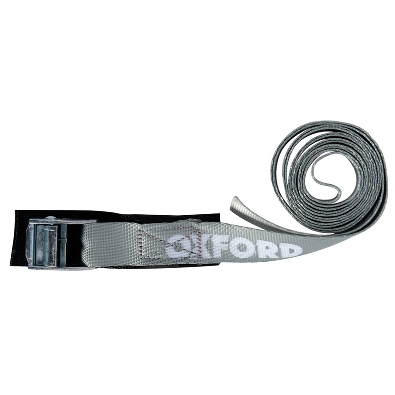 Oxford Cam Straps Bretelles réglables avec fixation de l'extrémité libre par Velcro gris
