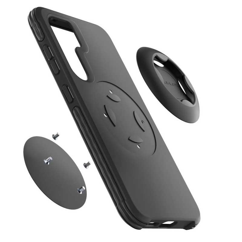 Housse de protection Interphone QUIKLOX Tetraforce pour Samsung Galaxy S24 noir