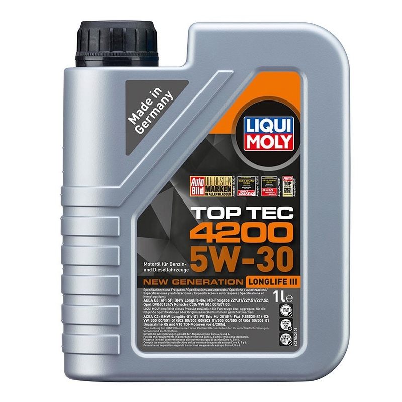 LIQUI MOLY Top Tec 4200 5W-30 Nouvelle génération 1 l Huile moteur synthétique