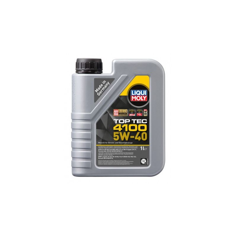 LIQUI MOLY Top Tec 4100 5W-40 Synthetic Motor Oil 1 l