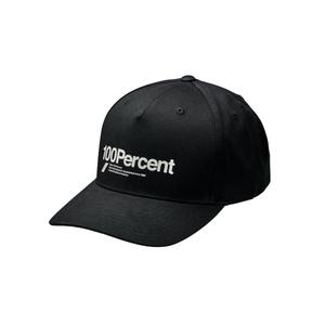 100% Manifesto Casquette à capuchon noir
