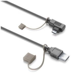 Câble d'alimentation pour Interphone Ridesync USB-C/USB-A