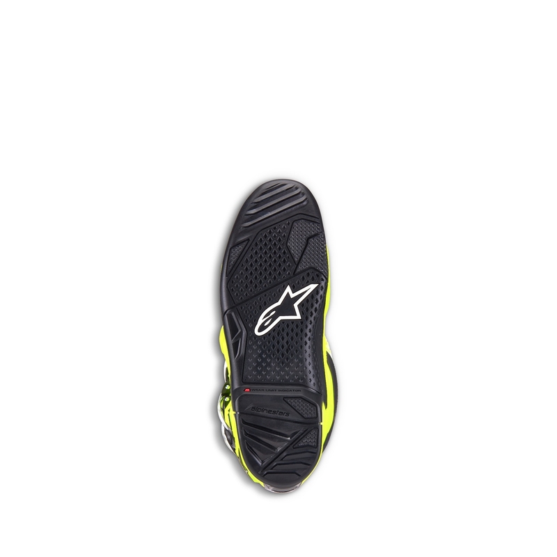 Bottes moto Alpinestars Tech 7 jaune fluo-noir