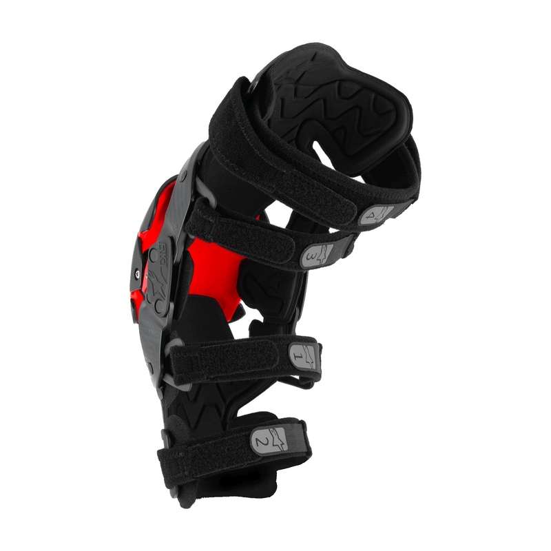 Genouillères Alpinestars RK-1 Plasma noir-rouge