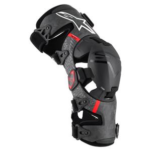 Genouillères Alpinestars Supertech RK-10 Plasma noir-rouge