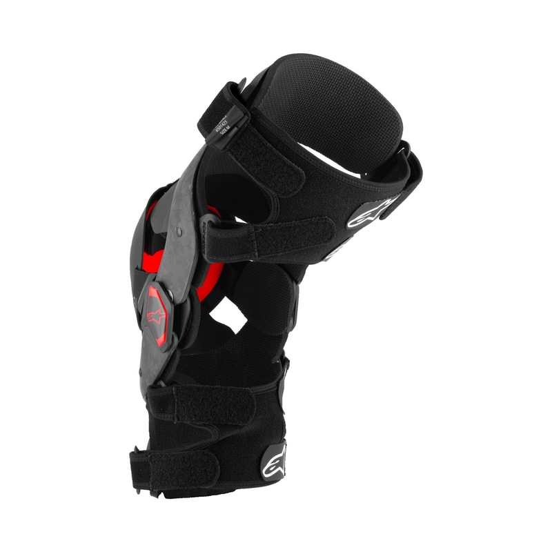 Genouillères Alpinestars Supertech RK-10 Plasma noir-rouge