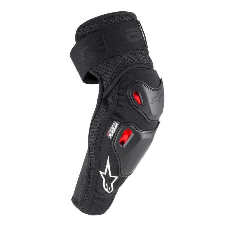Protections de coude Alpinestars Bionic Pro Plasma noir-rouge-blanc