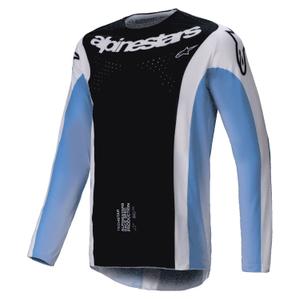 Maillot de motocross Alpinestars Techstar Melt noir et bleu