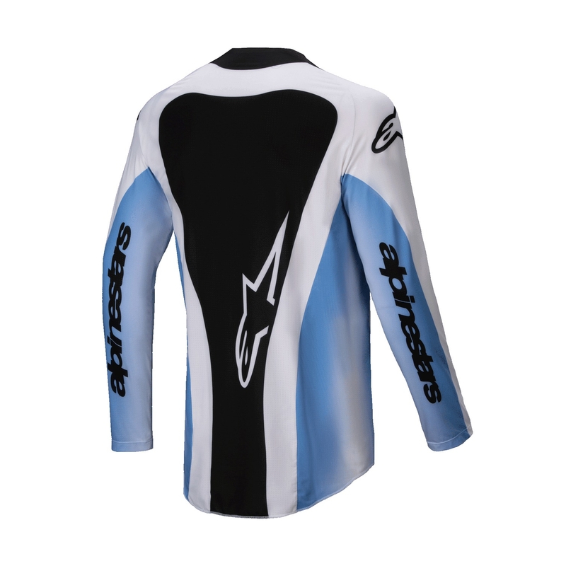 Maillot de motocross Alpinestars Techstar Melt noir et bleu