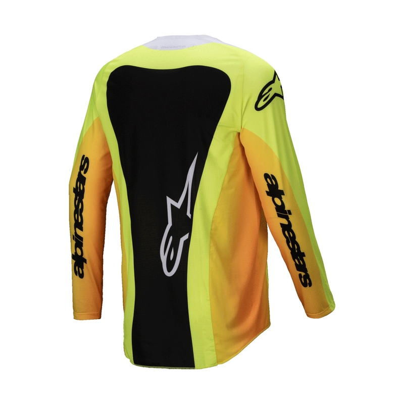 Alpinestars Techstar Melt Motocross Jersey jaune et noir