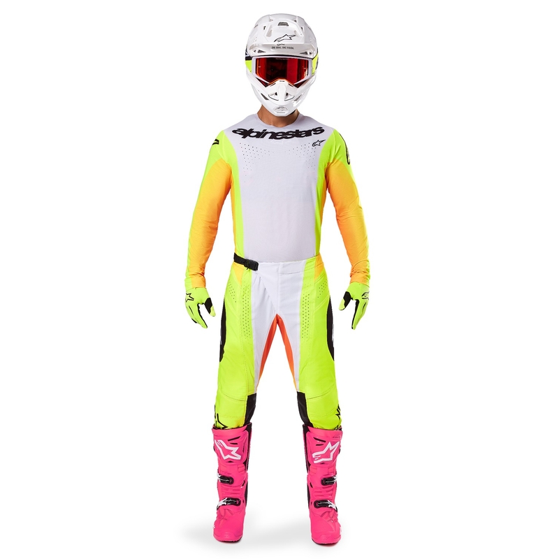 Alpinestars Techstar Melt Motocross Jersey jaune et noir