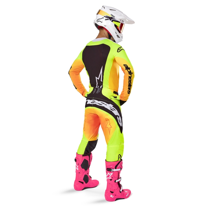 Alpinestars Techstar Melt Motocross Jersey jaune et noir