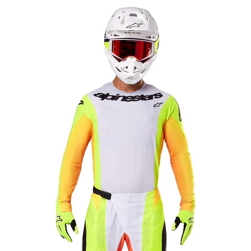 Alpinestars Techstar Melt Motocross Jersey jaune et noir