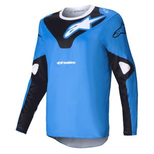 Maillot de motocross Alpinestars Racer Veil bleu et noir