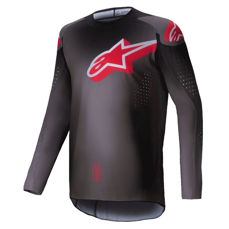 Alpinestars Supertech Lipan Smoke Red Motocross Jersey