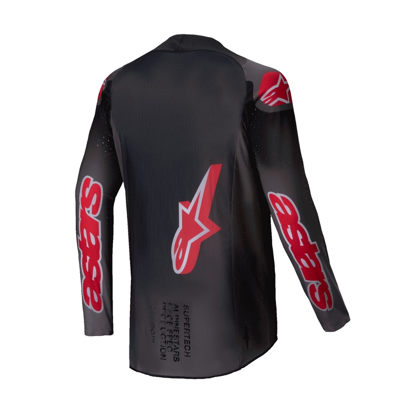Alpinestars Supertech Lipan Smoke Red Motocross Jersey