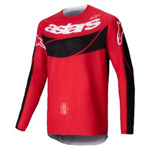 Maillot de motocross Alpinestars Techstar Dreem rouge et noir