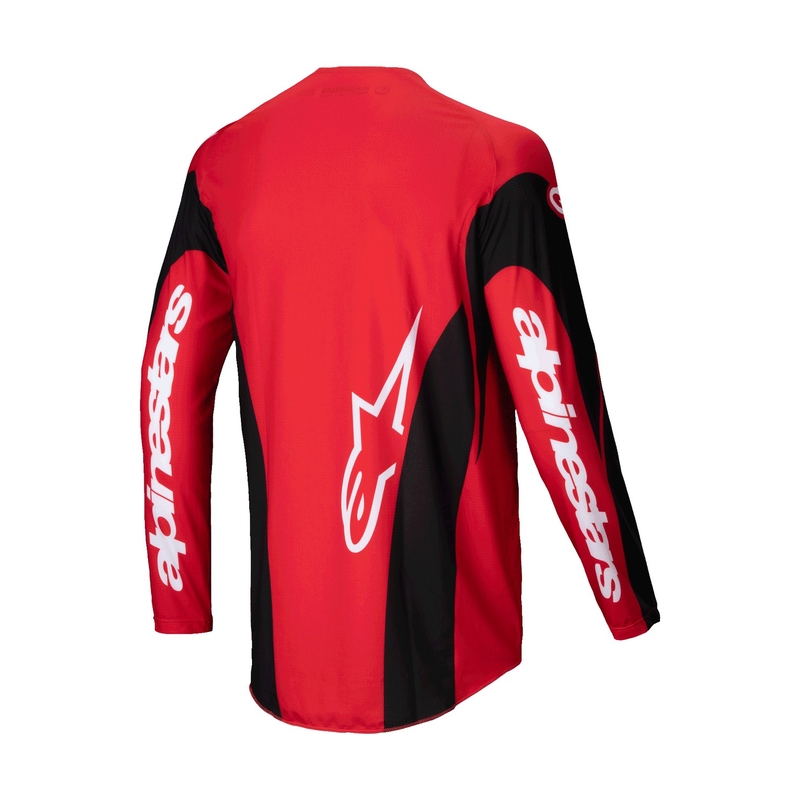 Maillot de motocross Alpinestars Techstar Dreem rouge et noir