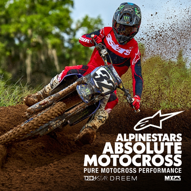Maillot de motocross Alpinestars Techstar Dreem rouge et noir